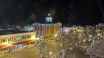 Weather camera view of City of Woodstock.