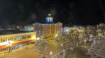 Weather camera view of City of Woodstock.