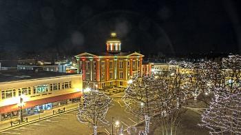 Weather camera view of City of Woodstock.