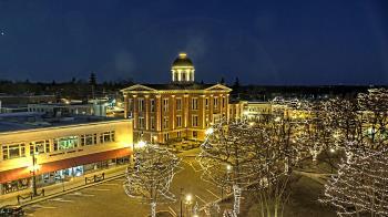 Weather camera view of City of Woodstock.