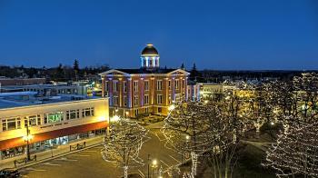 Weather camera view of City of Woodstock.