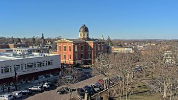 Weather camera view of City of Woodstock.