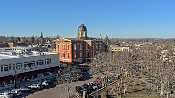 Weather camera view of City of Woodstock.