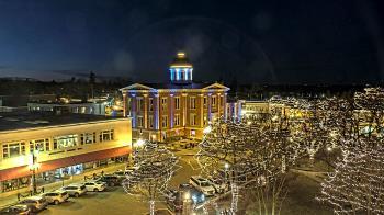 Weather camera view of City of Woodstock.