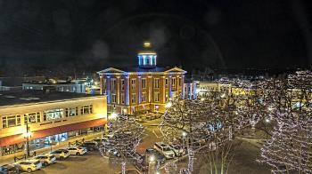 Weather camera view of City of Woodstock.