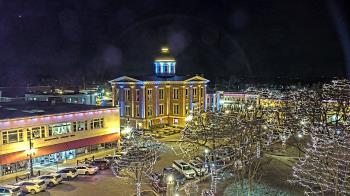 Weather camera view of City of Woodstock.