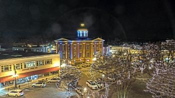 Weather camera view of City of Woodstock.