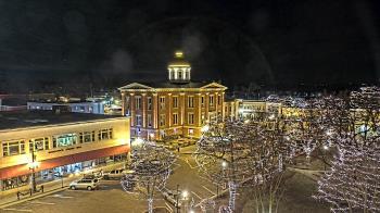 Weather camera view of City of Woodstock.