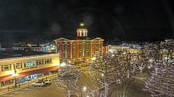 Weather camera view of City of Woodstock.