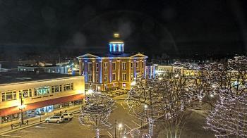 Weather camera view of City of Woodstock.