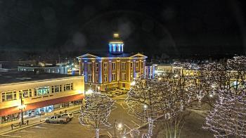 Weather camera view of City of Woodstock.