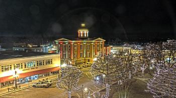 Weather camera view of City of Woodstock.