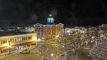 Weather camera view of City of Woodstock.