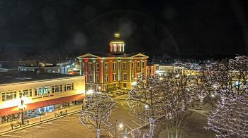 Weather camera view of City of Woodstock.