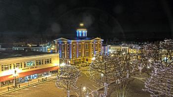 Weather camera view of City of Woodstock.