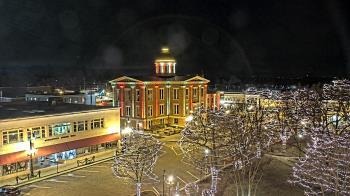 Weather camera view of City of Woodstock.