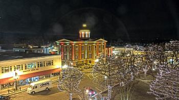 Weather camera view of City of Woodstock.