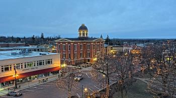 Weather camera view of City of Woodstock.