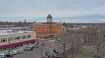 Weather camera view of City of Woodstock.