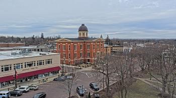 Weather camera view of City of Woodstock.