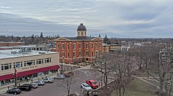 Weather camera view of City of Woodstock.