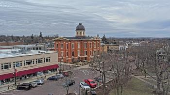 Weather camera view of City of Woodstock.
