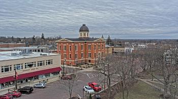 Weather camera view of City of Woodstock.