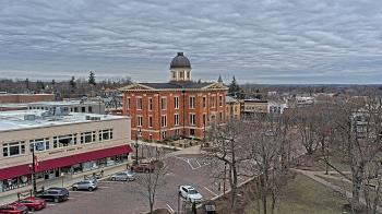 Weather camera view of City of Woodstock.