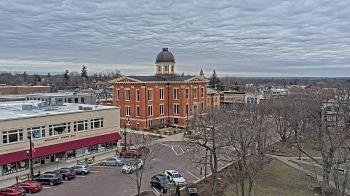 Weather camera view of City of Woodstock.