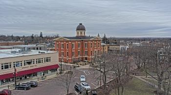 Weather camera view of City of Woodstock.