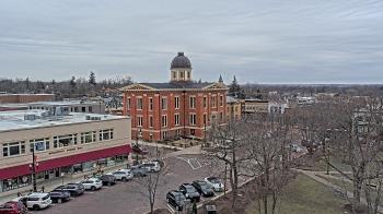 Weather camera view of City of Woodstock.