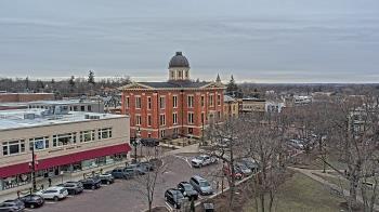 Weather camera view of City of Woodstock.