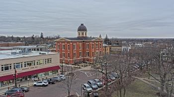 Weather camera view of City of Woodstock.