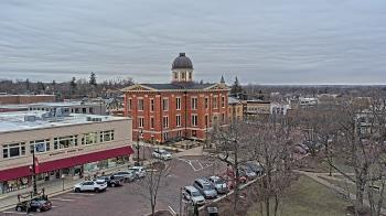 Weather camera view of City of Woodstock.