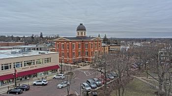 Weather camera view of City of Woodstock.