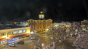 Weather camera view of City of Woodstock.