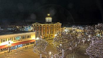 Weather camera view of City of Woodstock.