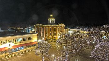 Weather camera view of City of Woodstock.