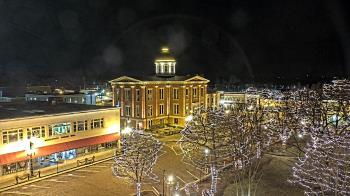 Weather camera view of City of Woodstock.