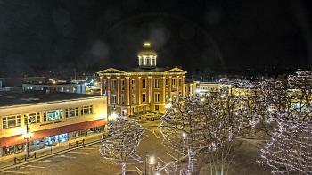 Weather camera view of City of Woodstock.