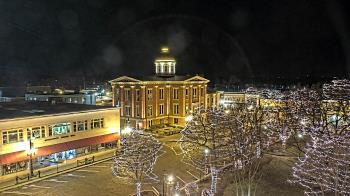 Weather camera view of City of Woodstock.