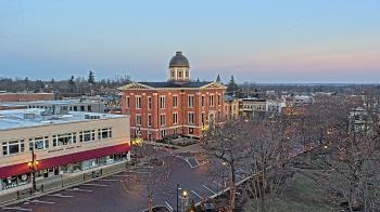 Weather camera view of City of Woodstock.