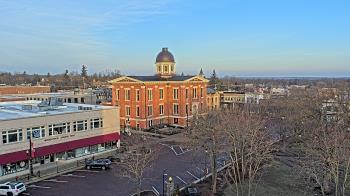 Weather camera view of City of Woodstock.