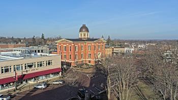Weather camera view of City of Woodstock.