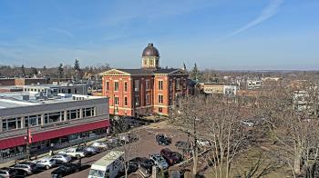Weather camera view of City of Woodstock.