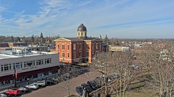 Weather camera view of City of Woodstock.