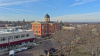 Weather camera view of City of Woodstock.