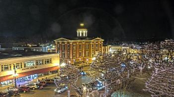 Weather camera view of City of Woodstock.