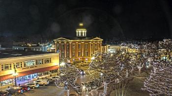 Weather camera view of City of Woodstock.