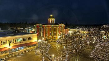 Weather camera view of City of Woodstock.